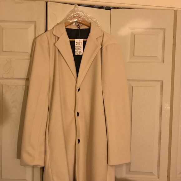 Men’s Brand New 100% Wool Coat Designer